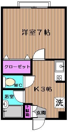 ハイムミサトの物件間取画像